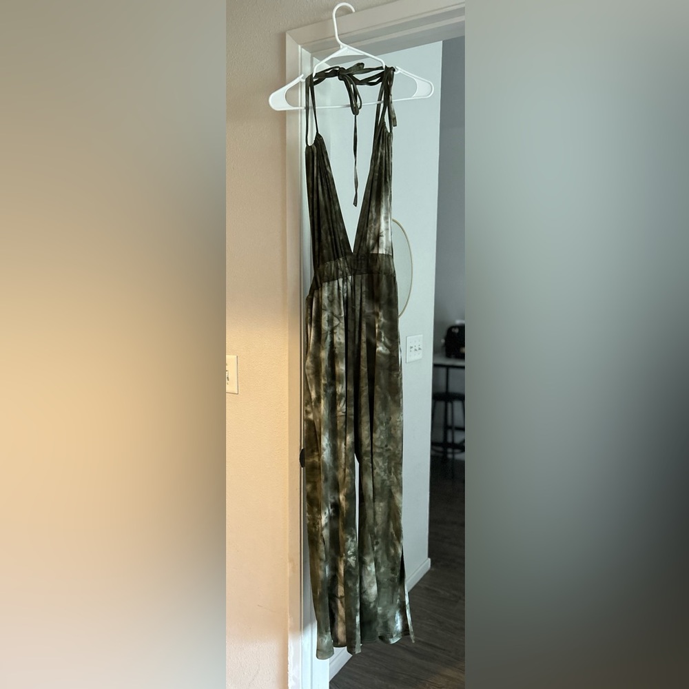 jumpsuit green